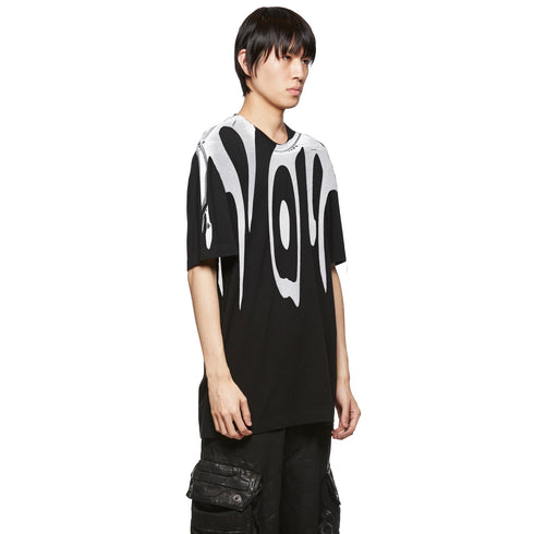 JULIUS 077CPM1 Black / Graphic T-Shirt