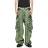 JULIUS 077PAM1 Green / Gasmask Cargo Pants