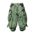 JULIUS 077PAM1 Green / Gasmask Cargo Pants