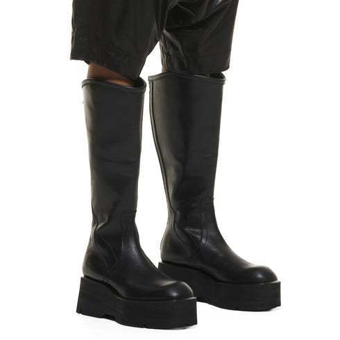 JULIUS 937FWM1 Black / Long Engineer Boots