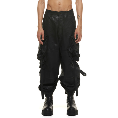 JULIUS 937PAM1-C Black / Gas Mask Pants