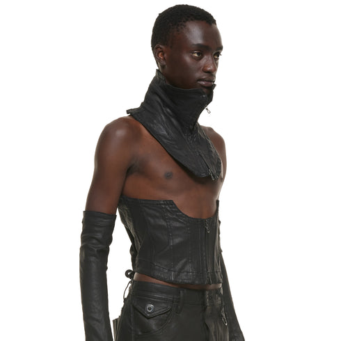 JULIUS 937ACU3 Black / Seamed Corset