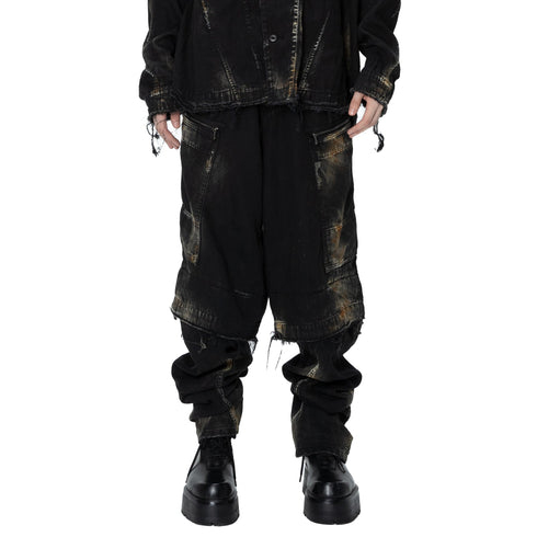 JULIUS 907PAM5-R Oxide / Rust Graft Pants