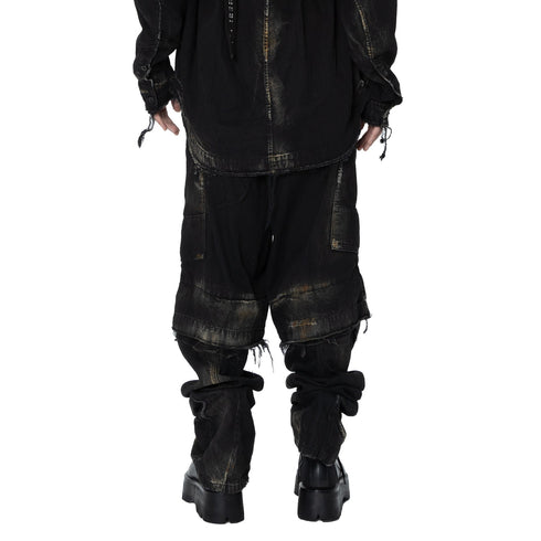 JULIUS 907PAM5-R Oxide / Rust Graft Pants