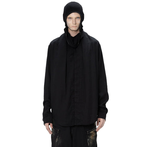 JULIUS 907SHM4 Black / Umbra Tucked-Shirt