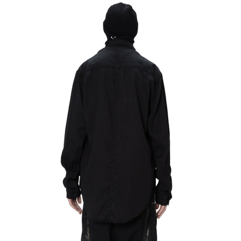 JULIUS 907SHM4 Black / Umbra Tucked-Shirt