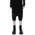 JULIUS 907PAM2 Black / Glide Drop Crotch Pants