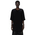 JULIUS 907CUM4 Black / Europa Drape T-Shirt