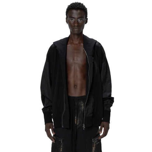 JULIUS 907CUM1 Black / Outpost Zip-Up Hoodie