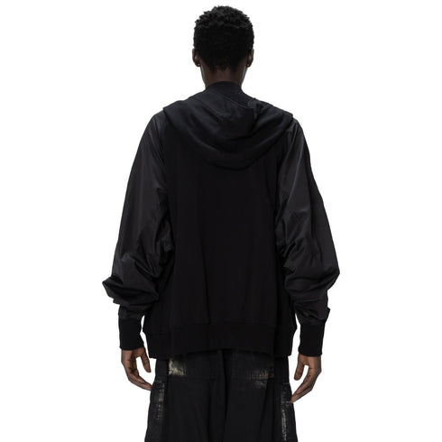 JULIUS 907CUM1 Black / Outpost Zip-Up Hoodie