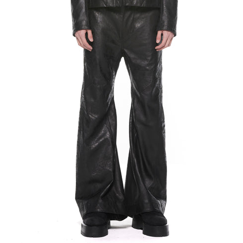 JULIUS 077PAM3 Black / PRISM BIKER PANTS