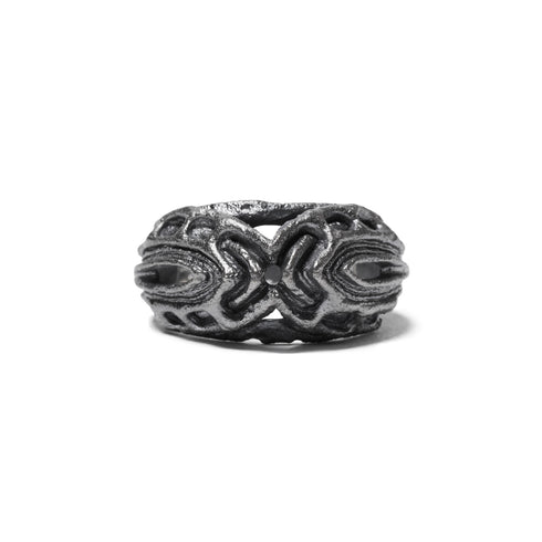 JULIUS 077ACU8 Silver / Dualflow Anima Ring Ver.3