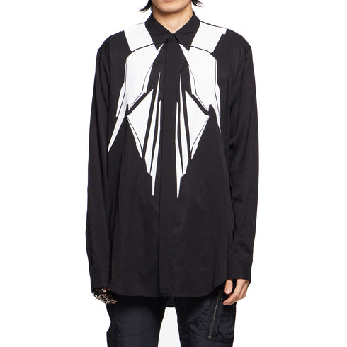 JULIUS グラフィックシャツ / 838SHM1-BLACK