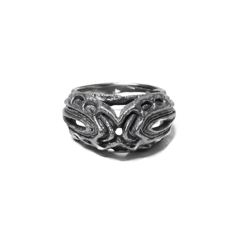 JULIUS 077ACU8 Silver / Dualflow Anima Ring Ver.3