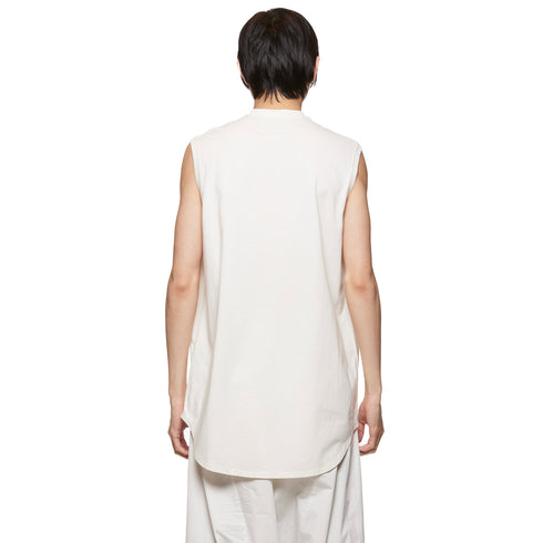 JULIUS 868CPM2 Off White / Stan Graphic Sleeve Less Tops