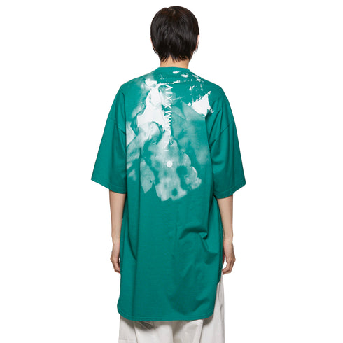 JULIUS 868CPM1 Viridian / Stan Graphic Over T Shirt