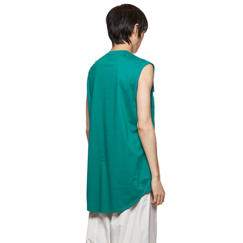 JULIUS 868CPM2 Viridian / Stan Graphic Sleeve Less Tops