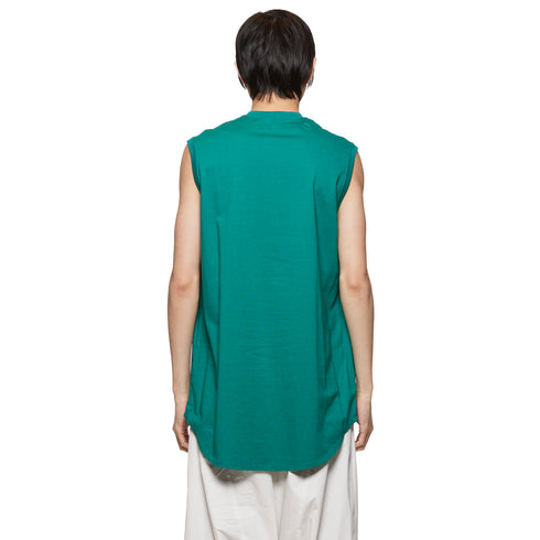 JULIUS 868CPM2 Viridian / Stan Graphic Sleeve Less Tops