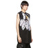 JULIUS 868CPM2 Black / Stan Graphic Sleeve Less Tops