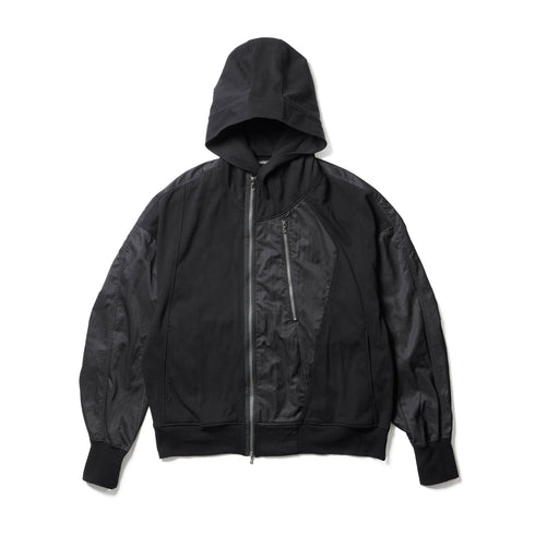 JULIUS 907CUM1 Black / Outpost Zip-Up Hoodie