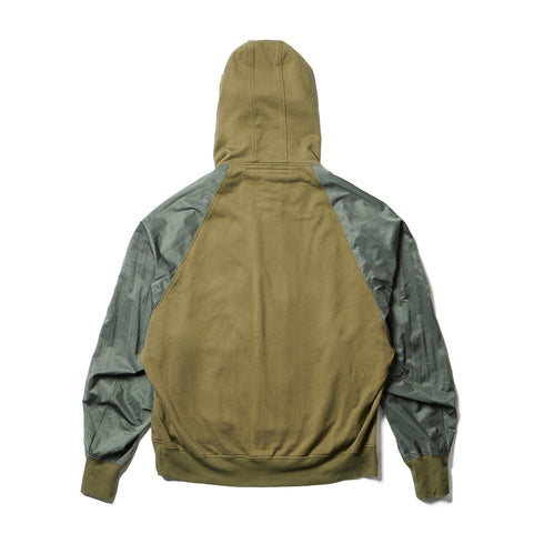 JULIUS 907CUM1 Army Green / Outpost Zip-Up Hoodie