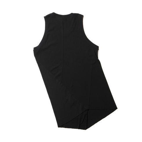 JULIUS 907CUM3 Black / Asymmetrical Tank Top