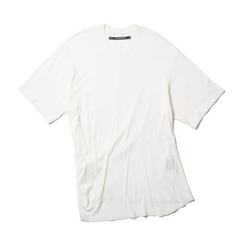 JULIUS 907CUM4 Off White / Europa Drape T-Shirt