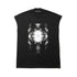 JULIUS 907CPM3 Black / Europa Graphic Sleeveless T-Shirt