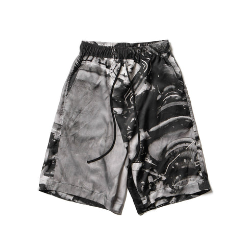 JULIUS 907PAM8-P Black / Glide Shorts - Residual Form
