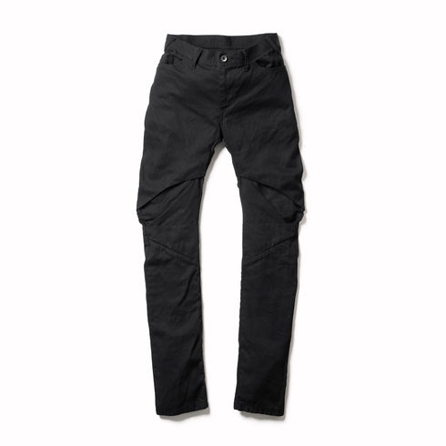 JULIUS 907PAM6 Black / Rust Slim Biker Pants