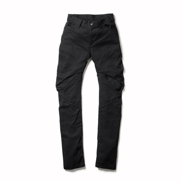 JULIUS 907PAM6 Black / Rust Slim Biker Pants