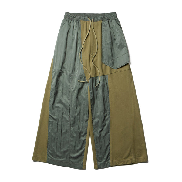 JULIUS 907PAM10 Army Green / Outpost Wide Sweatpants