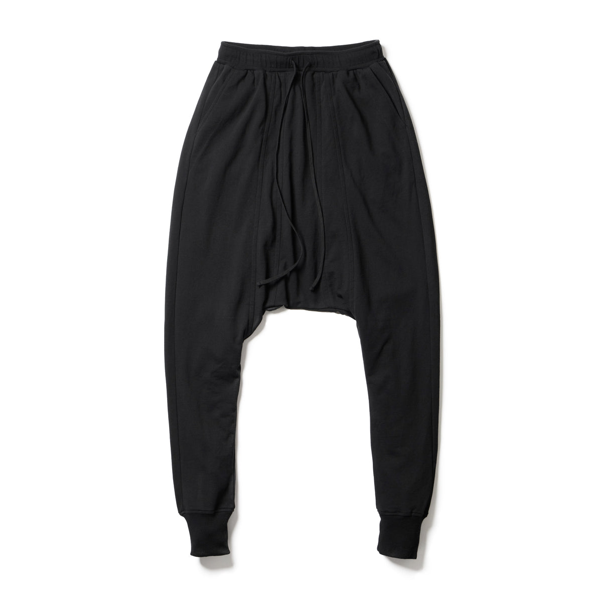 Outpsot Drop-Crotch Pants Black 907PAM11 – JULIUS TOKYO STORE