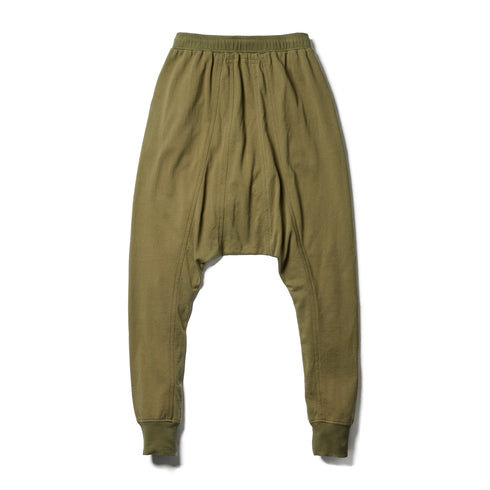 JULIUS 907PAM11 Army Green / Outpsot Drop-Crotch Pants