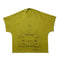 JULIUS 907CPM2 Acid Green / Europa Graphic Oversized T-Shirt