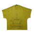JULIUS 907CPM2 Acid Green / Europa Graphic Oversized T-Shirt