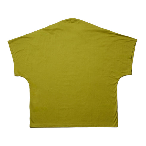 JULIUS 907CPM2 Acid Green / Europa Graphic Oversized T-Shirt