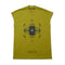 JULIUS 907CPM3 Acid Green / Europa Graphic Sleeveless T-Shirt