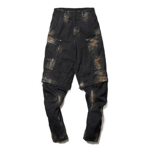JULIUS 907PAM5-R Oxide / Rust Graft Pants