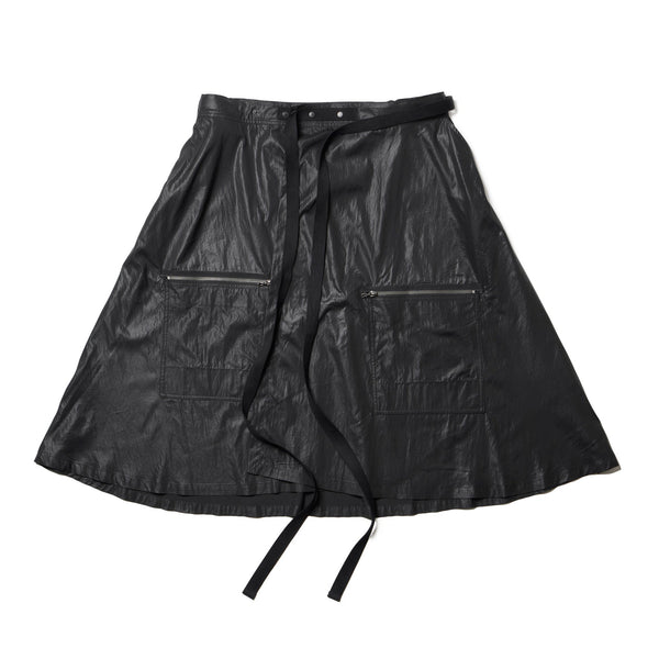 JULIUS 907SKU1 Black / Vessel Deform Skirt