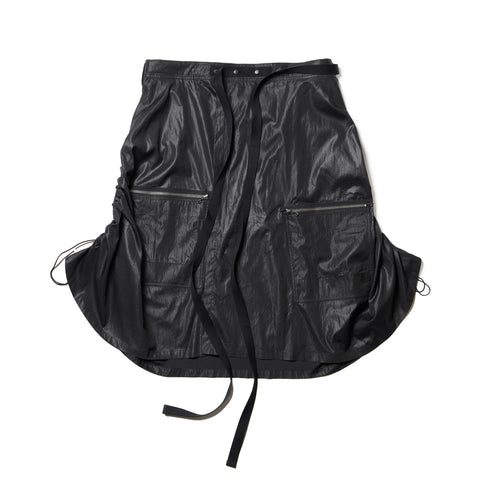 JULIUS 907SKU1 Black / Vessel Deform Skirt