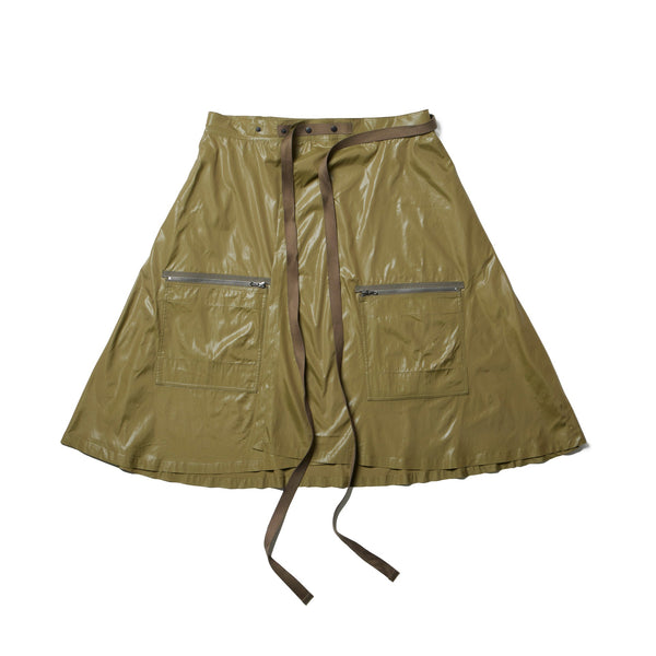 JULIUS 907SKU1 Olive / Vessel Deform Skirt