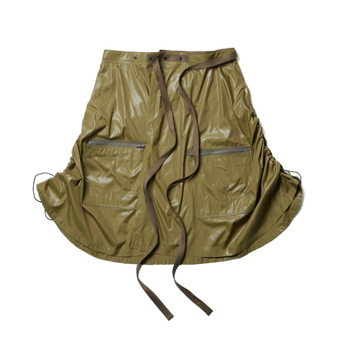 JULIUS 907SKU1 Olive / Vessel Deform Skirt