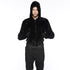 JULIUS 917BLM5 Black / Seamed Hoodie