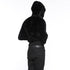 JULIUS 917BLM5 Black / Seamed Hoodie