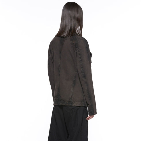 JULIUS 917BLM1-BW Dark Brown / Gas Mask Jacket