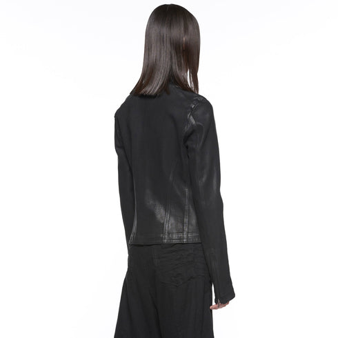 JULIUS 917BLM3-C Black / Seamed Skinny Jacket