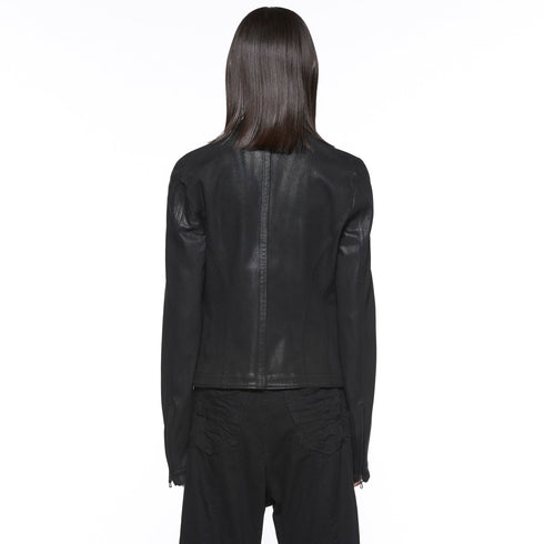 JULIUS 917BLM3-C Black / Seamed Skinny Jacket