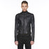 JULIUS 917BLM3-CK Black / Seamed Skinny Jacket