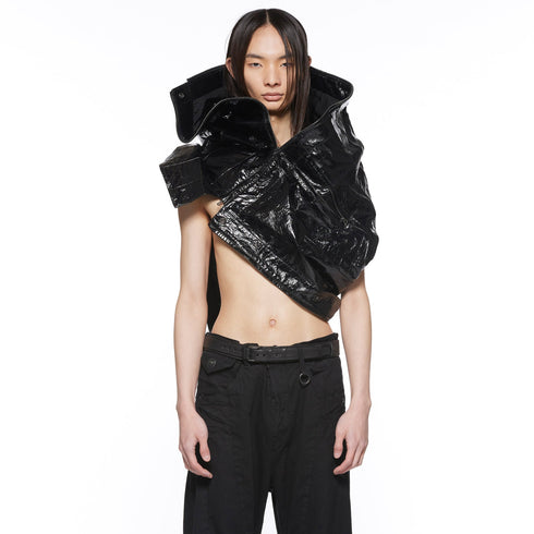 JULIUS 917VEM2 Black / Rectangle Vest